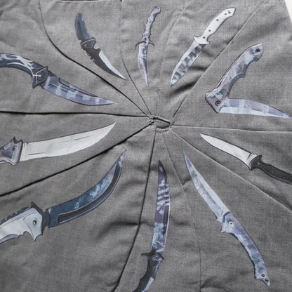 drowning knife a-line skirt