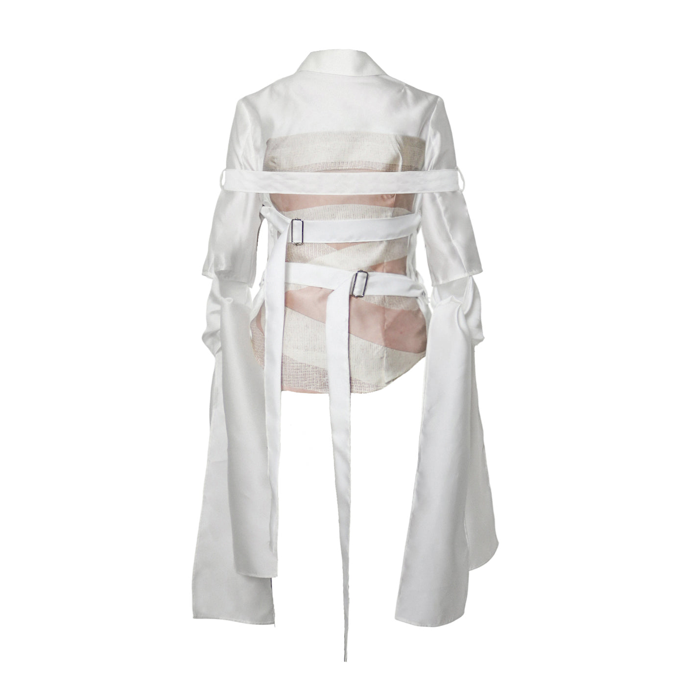 bondage torso print shirt