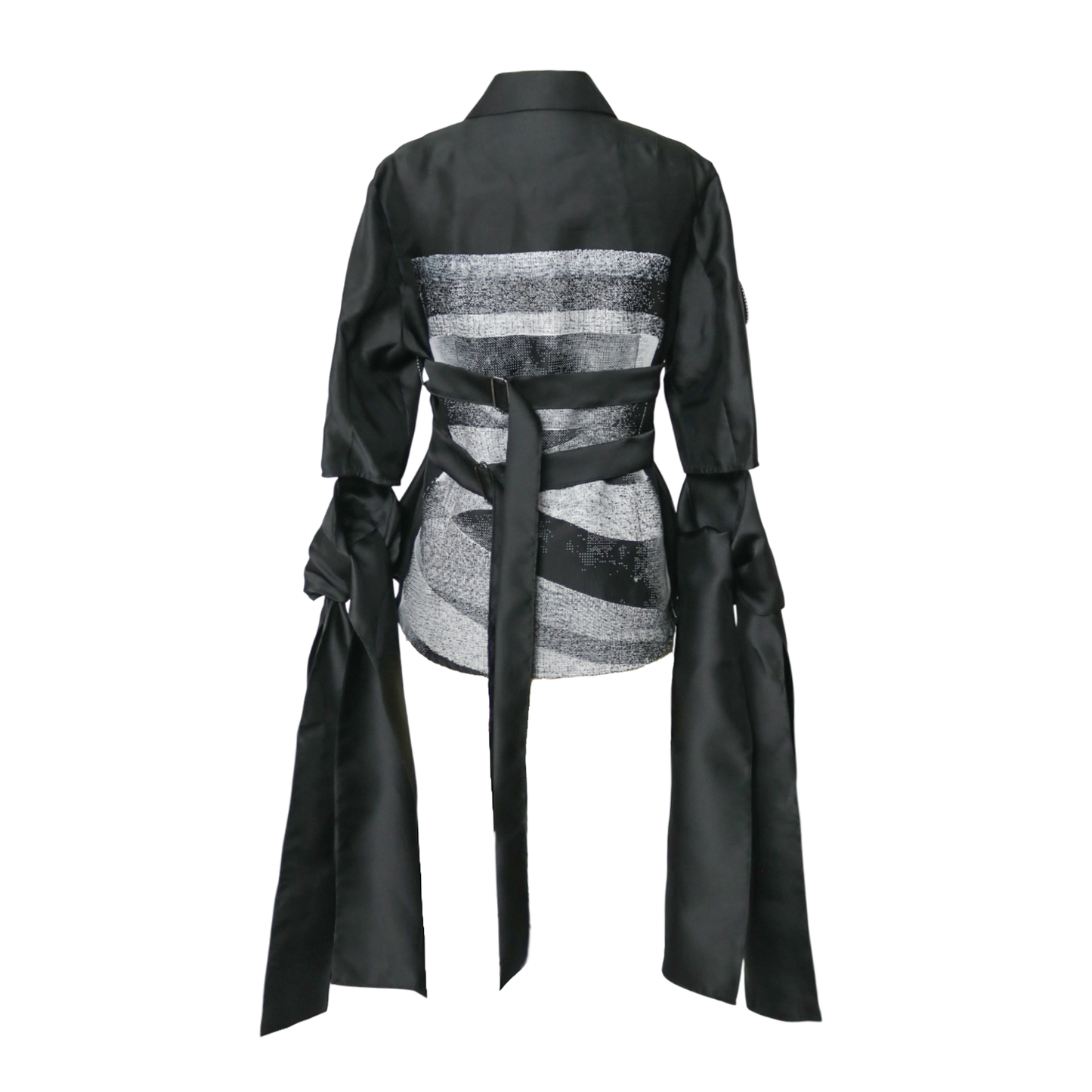 bondage torso print shirt