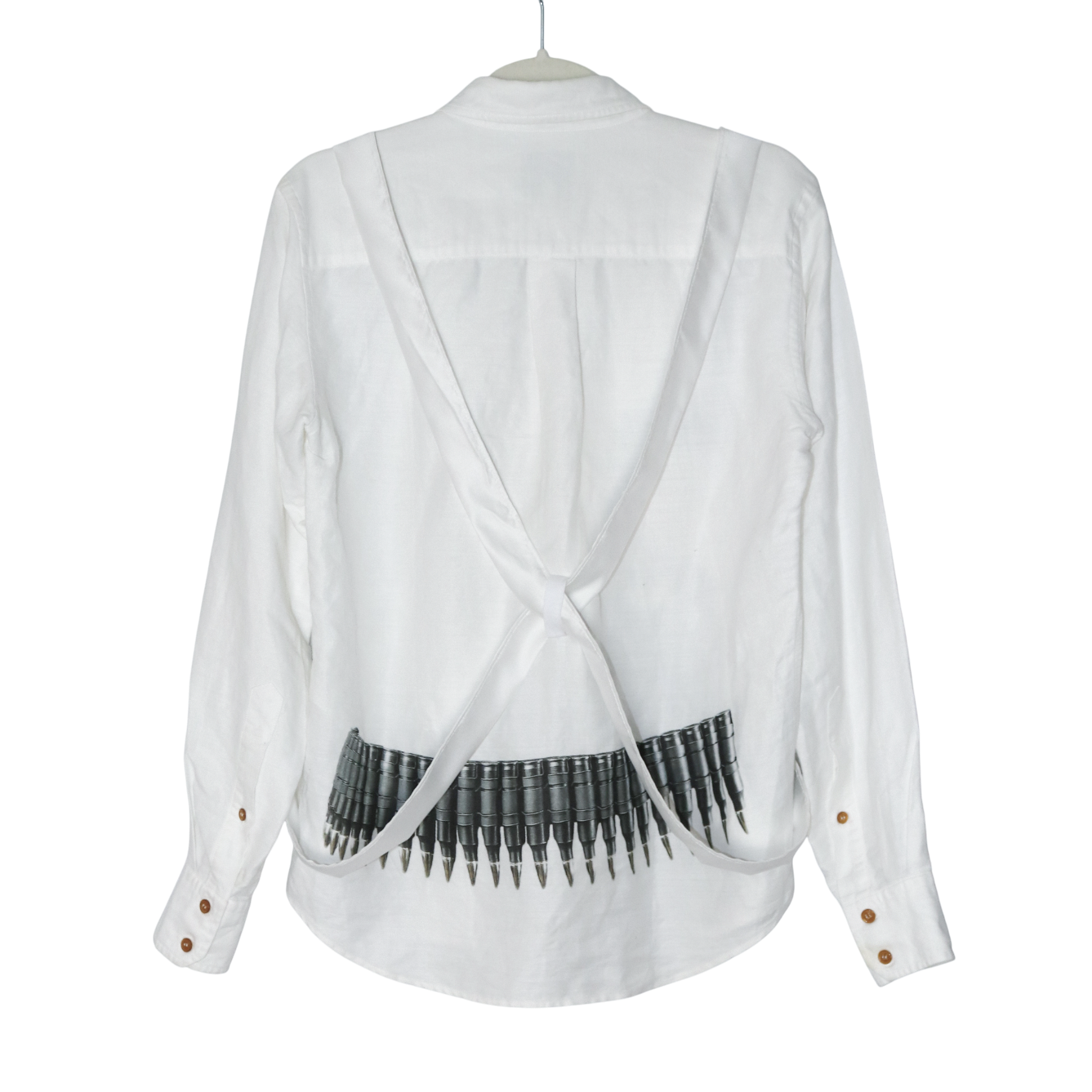 reworked Vivienne Westwood bondage button shirt