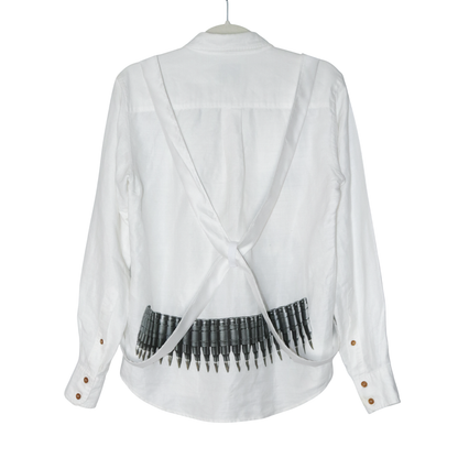 reworked Vivienne Westwood bondage button shirt