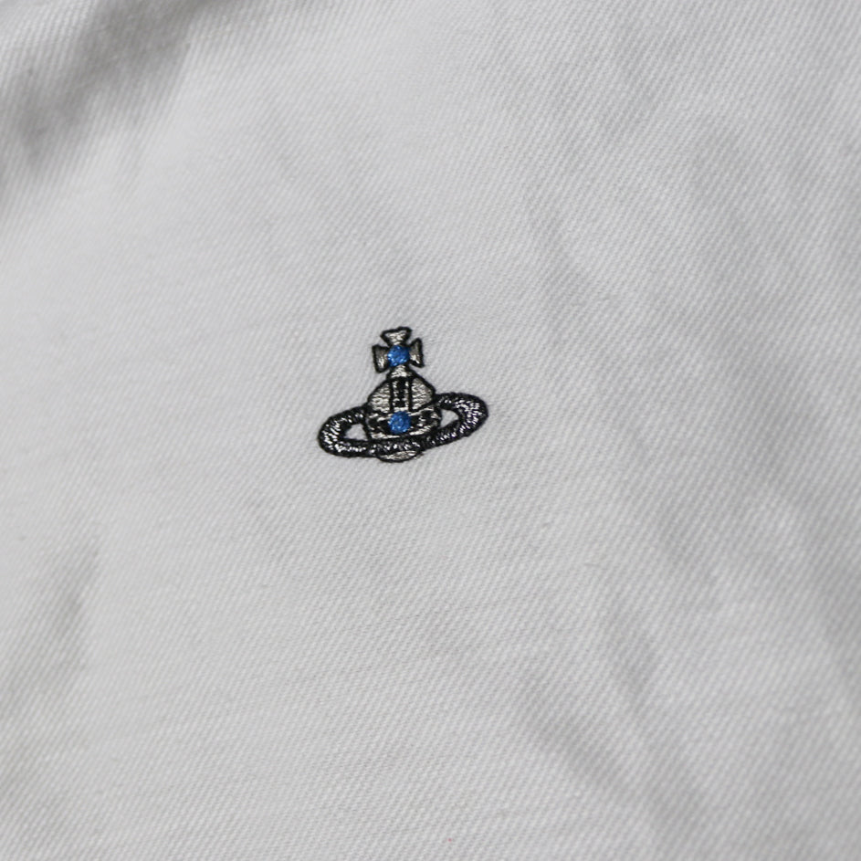 reworked Vivienne Westwood bondage button shirt