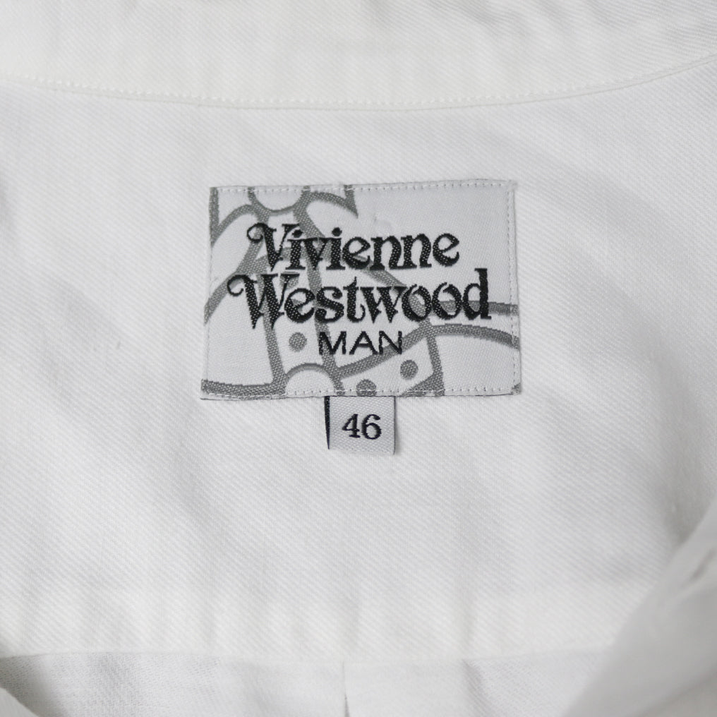 reworked Vivienne Westwood bondage button shirt