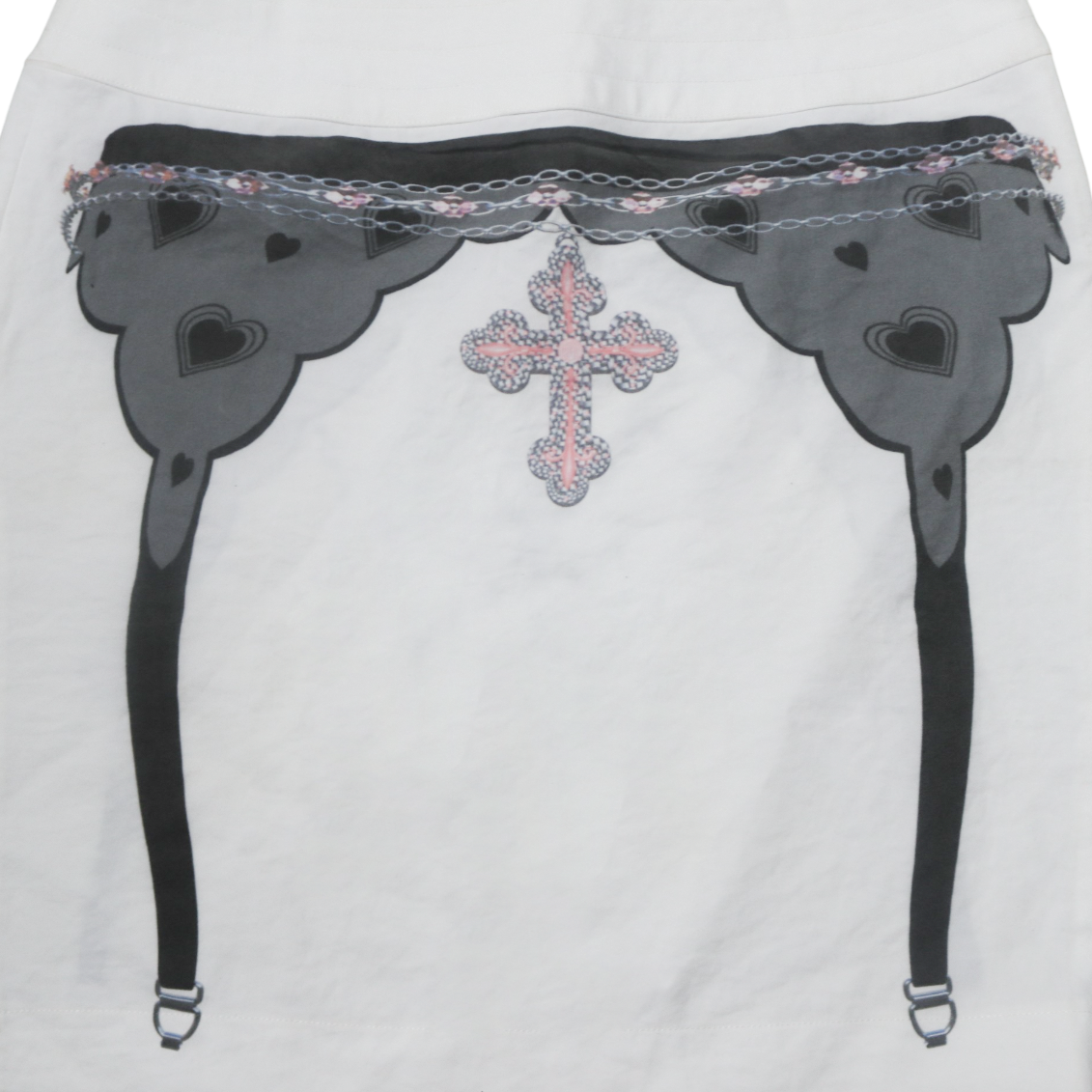 garter print bodycon dress