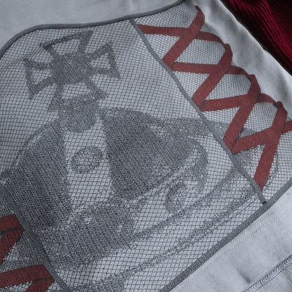 reworked Vivienne Westwood puff sleeve top - Size M