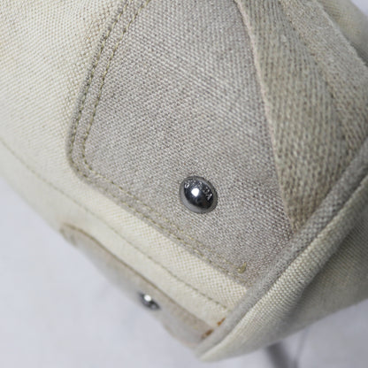 Prada canvas frame bowling bag