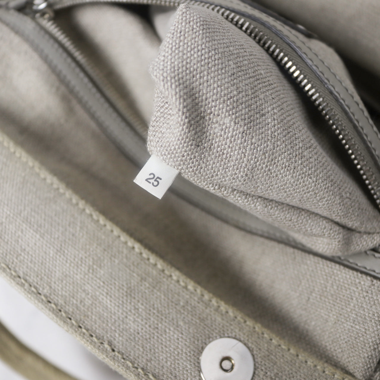 Prada canvas frame bowling bag