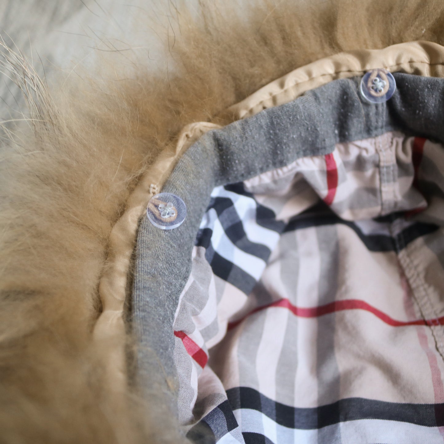 reworked Burberry hoodie and skirt set - Size S/M