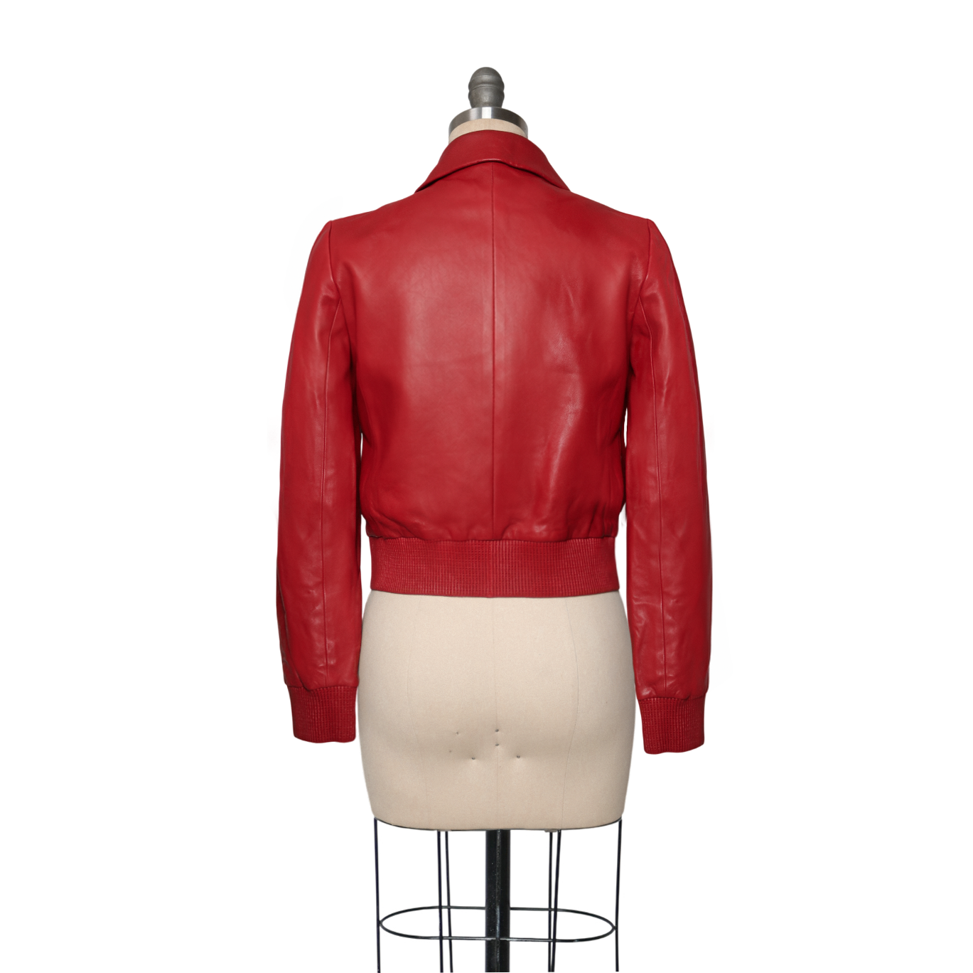 Miu Miu leather biker jacket - Size 38