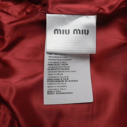 Miu Miu leather biker jacket - Size 38