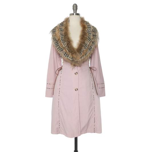 reworked Burberry trench coat - Size M