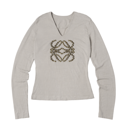 reworked Loewe studded Anagram top - Size M