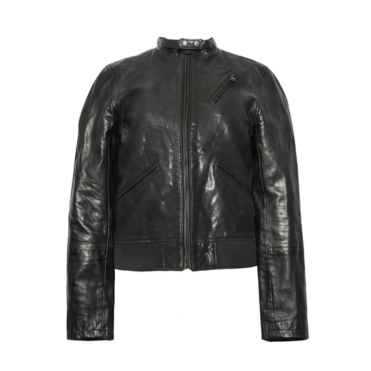 Agnès B. leather biker jacket - Size S