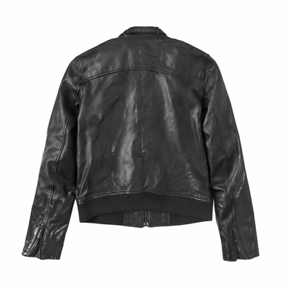 Agnès B. leather biker jacket - Size S