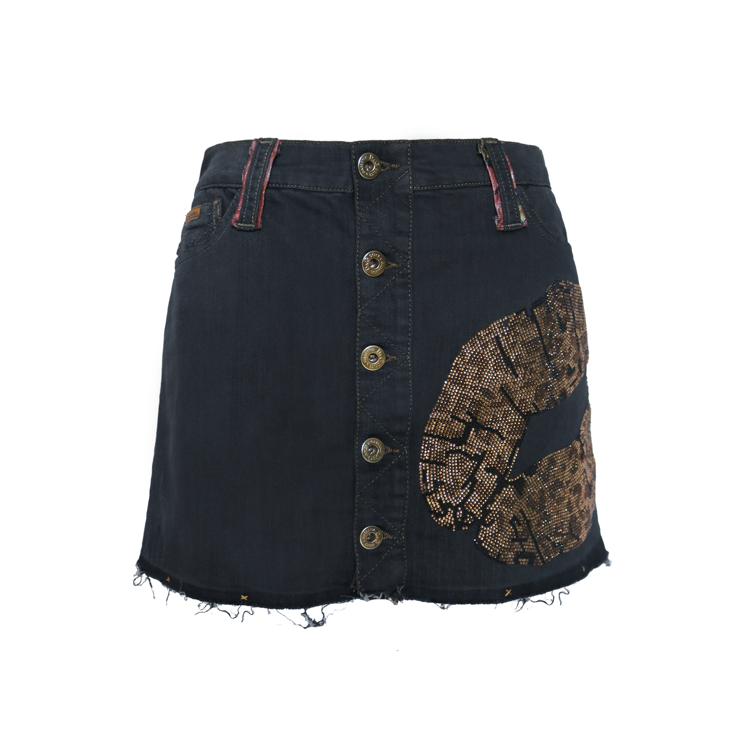 reworked Dolce & Gabbana denim skirt - Size 28