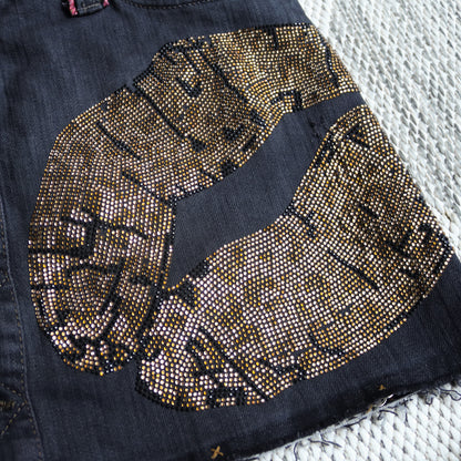 reworked Dolce & Gabbana denim skirt - Size 28