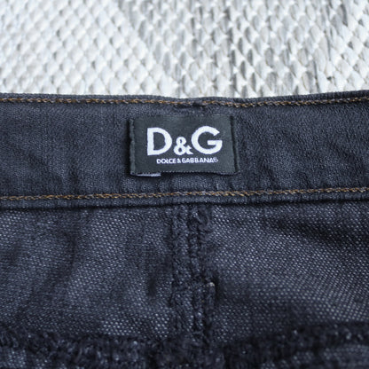 reworked Dolce & Gabbana denim skirt - Size 28