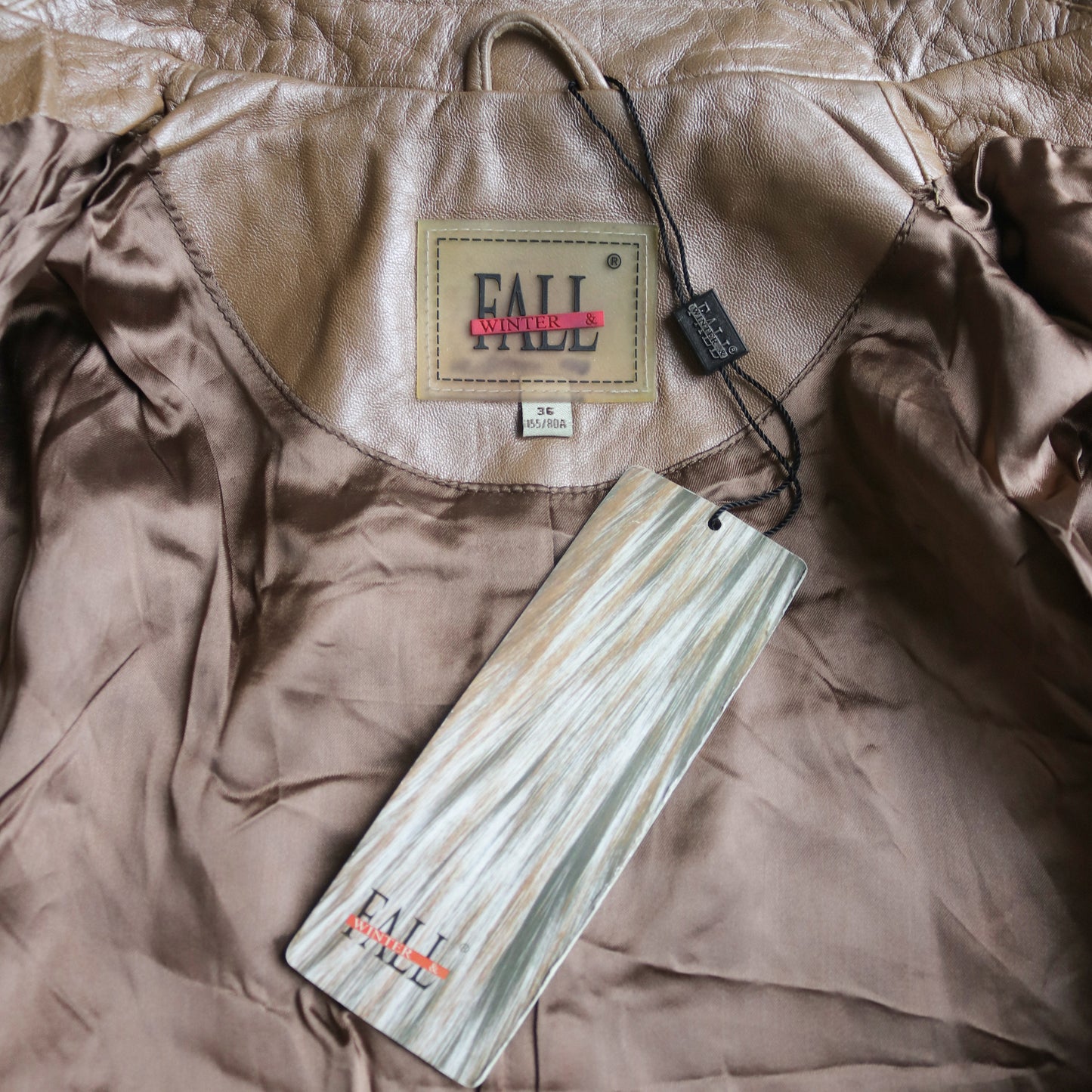 reworked leopard print leather jacket - Size S