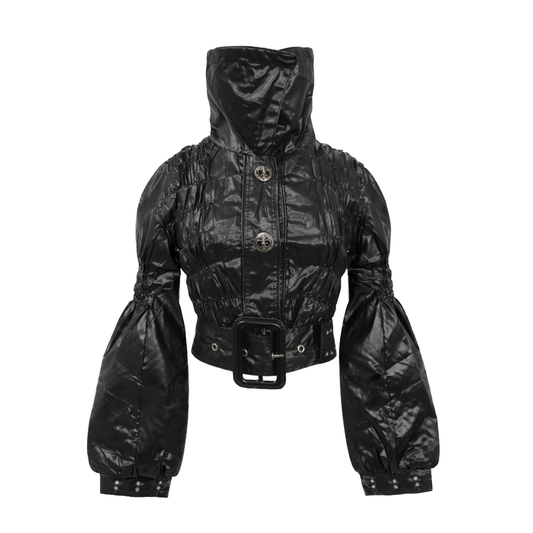 reworked Just Cavalli sculptural jacket - Size F