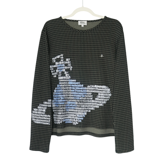 reworked Vivienne Westwood knit top - Size 48