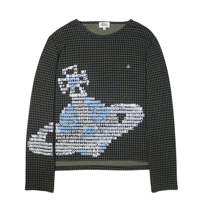 reworked Vivienne Westwood knit top - Size 48