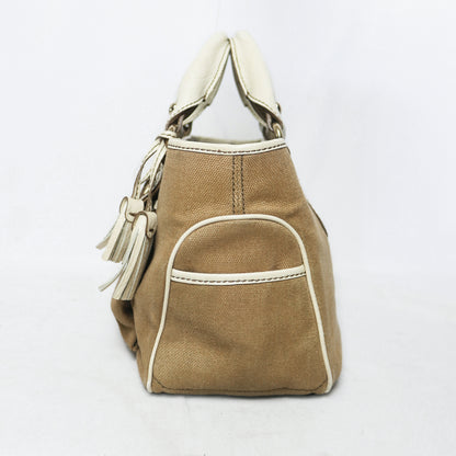 Celine leather trim canvas Boogie bag