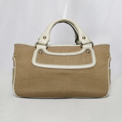 Celine leather trim canvas Boogie bag