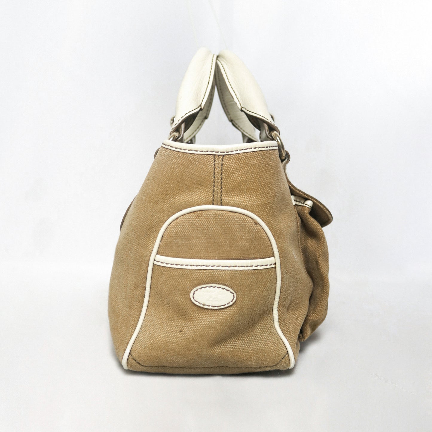 Celine leather trim canvas Boogie bag