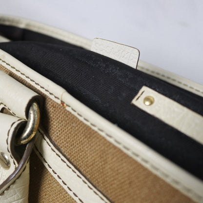 Celine leather trim canvas Boogie bag