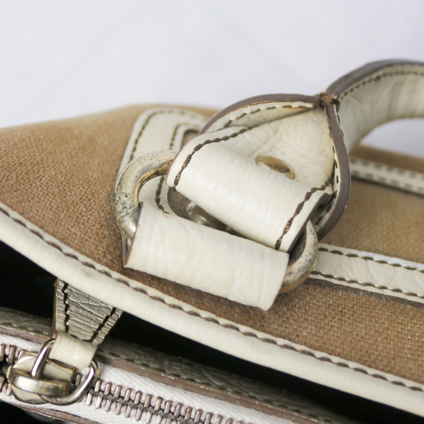 Celine leather trim canvas Boogie bag