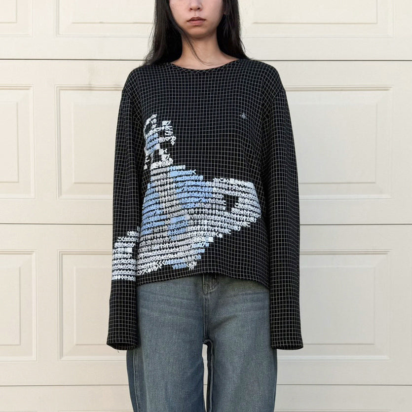 reworked Vivienne Westwood knit top - Size 48
