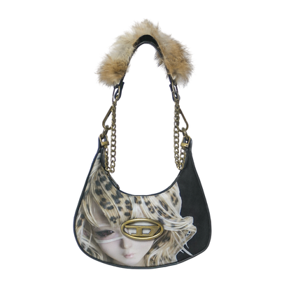 1 of 1 Oval D crescent bag