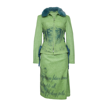 1 of 1 skirt suit "The Garden of Forking Paths" - Size 4