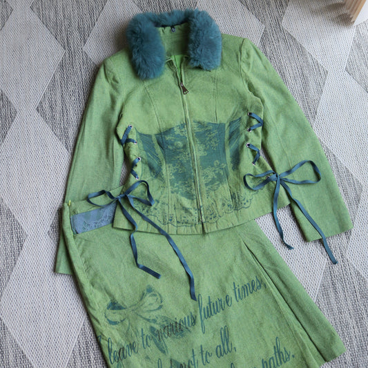 1 of 1 skirt suit "The Garden of Forking Paths" - Size 4