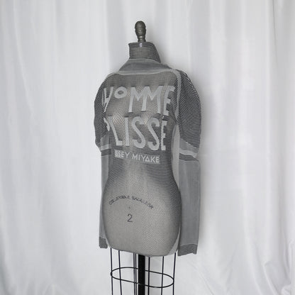 Homme Plissé Issey Miyake 2014 graphic knit top - Size F