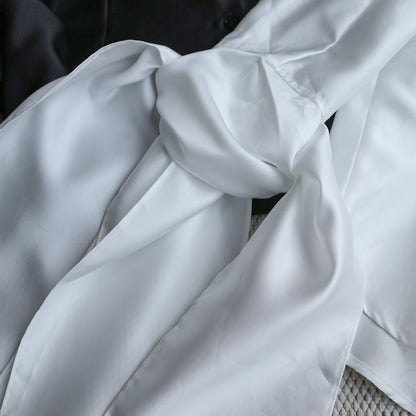 'Aether' tie-sleeve button shirt