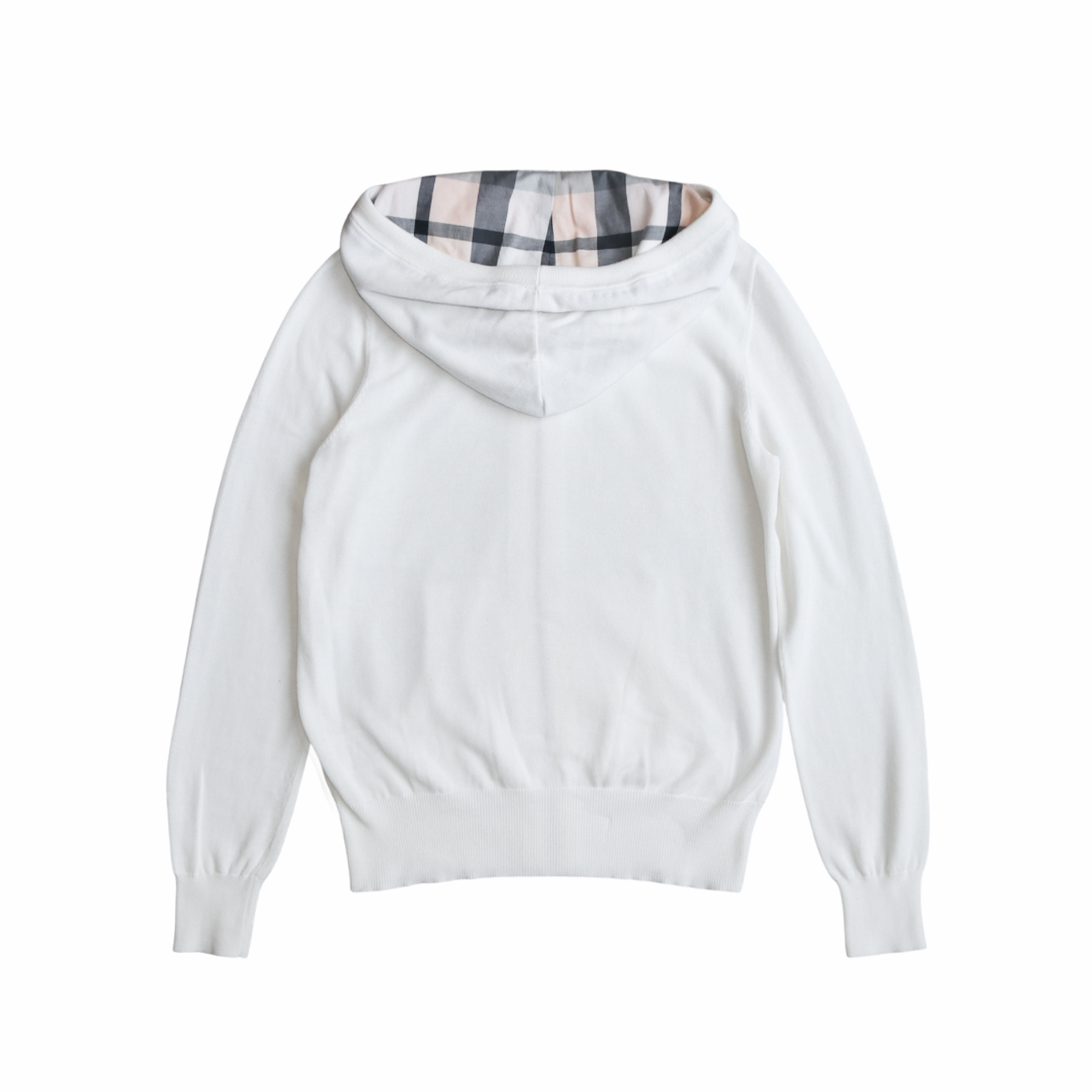 reworked Burberry knit hoodie - Size 38