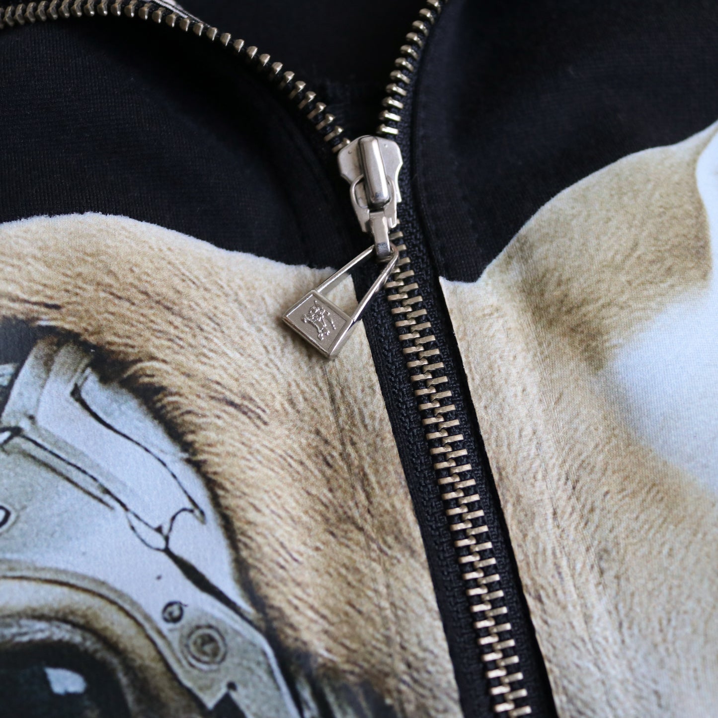 reworked Burberry high neck jacket - Size 38