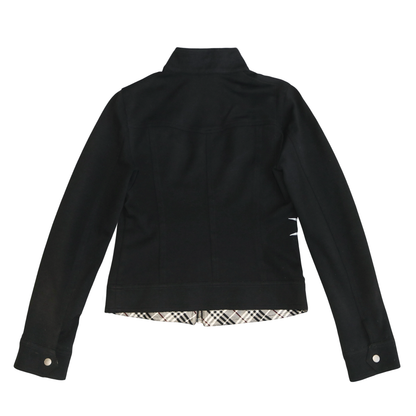 reworked Burberry high neck jacket - Size 38