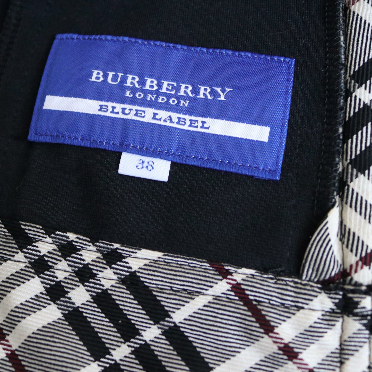 reworked Burberry high neck jacket - Size 38