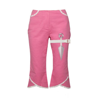 kunai graphic print two-piece set