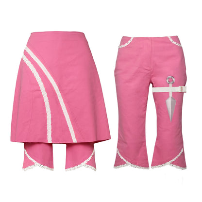 kunai graphic print two-piece set