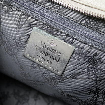 Vivienne Westwood embossed orb leather derby bag
