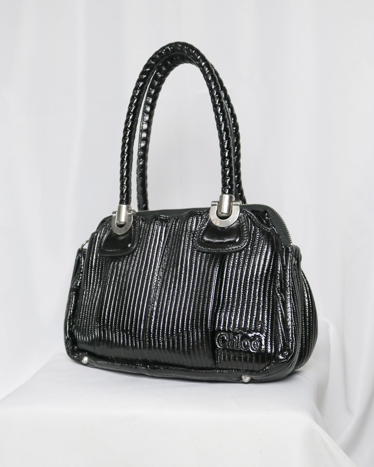 Chloé Heloise patent leather bag