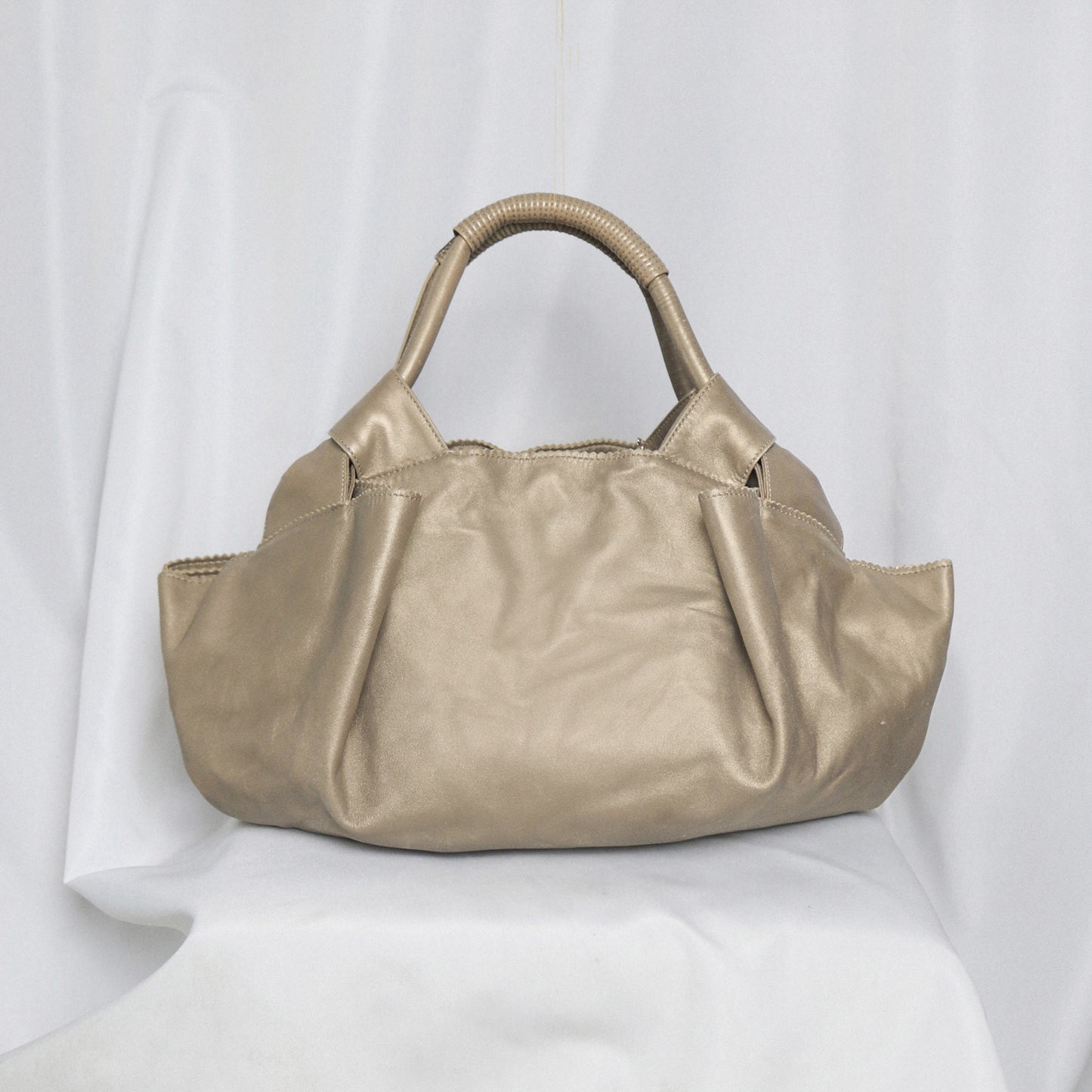 Loewe metallic Nappa Aire hobo bag