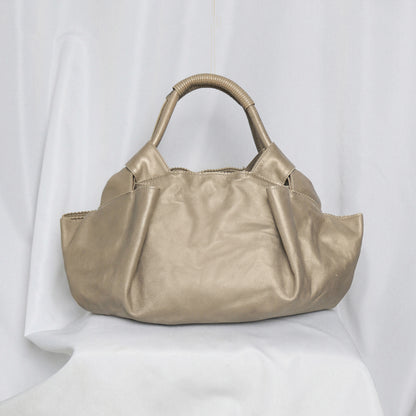 Loewe metallic Nappa Aire hobo bag
