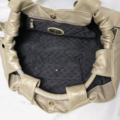 Loewe metallic Nappa Aire hobo bag