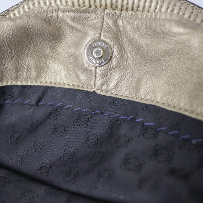 Loewe metallic Nappa Aire hobo bag