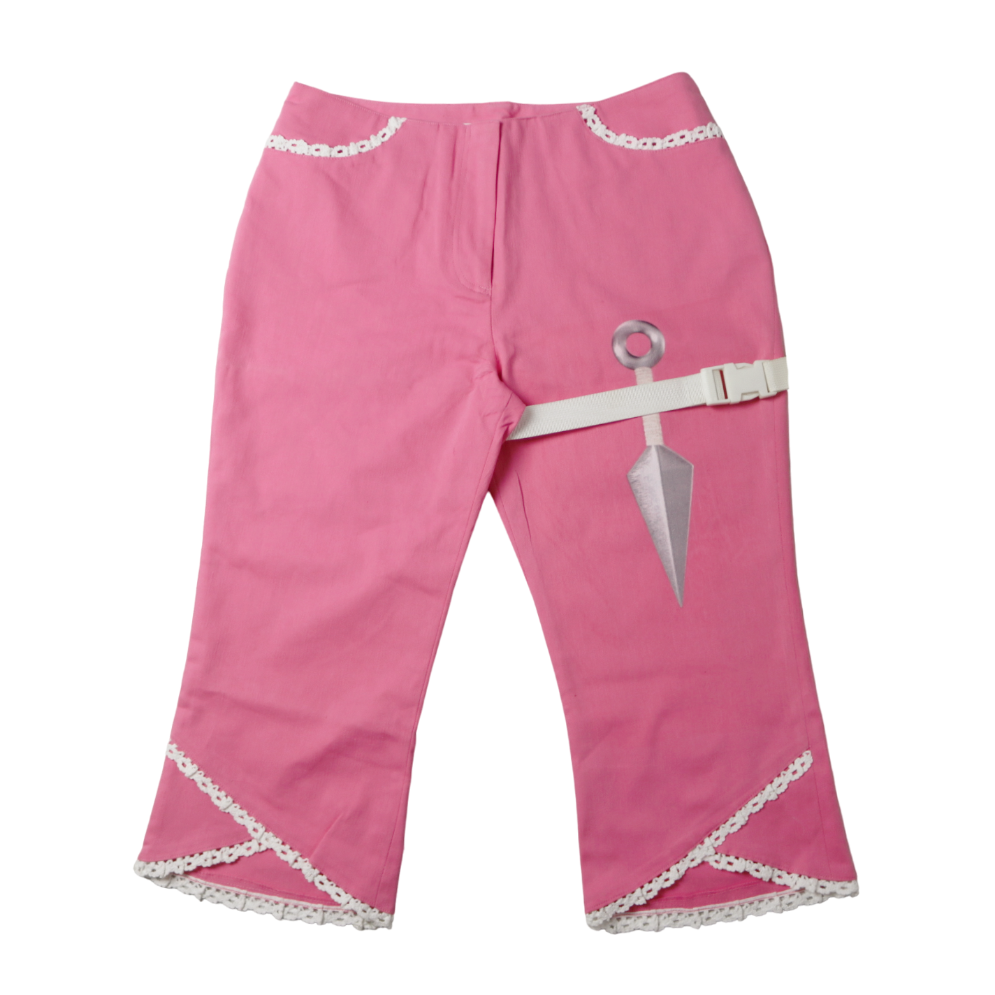 kunai graphic print two-piece set