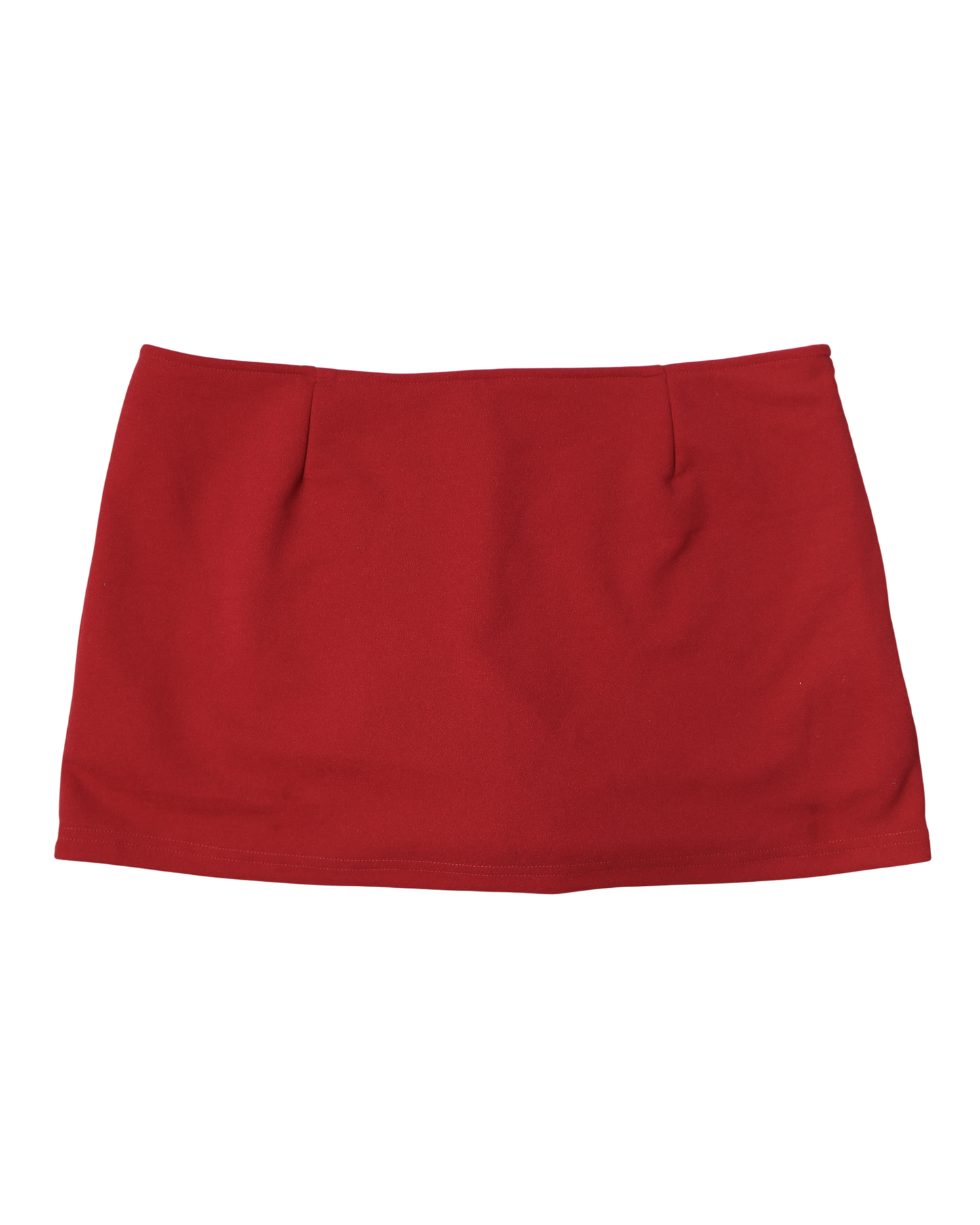 low rise skort w/ photo print - size M